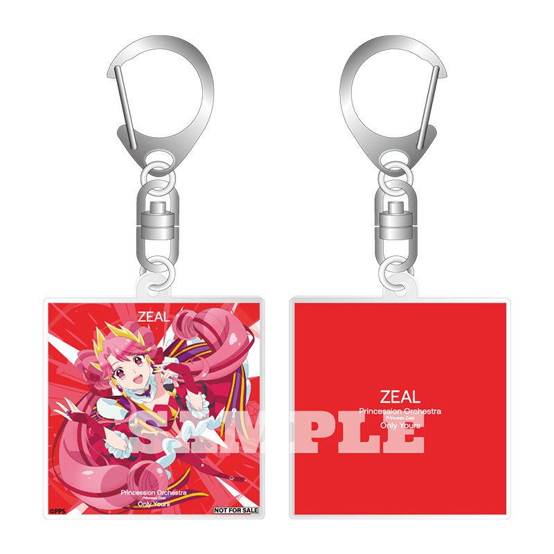 アクリルチャームミニキーホルダー