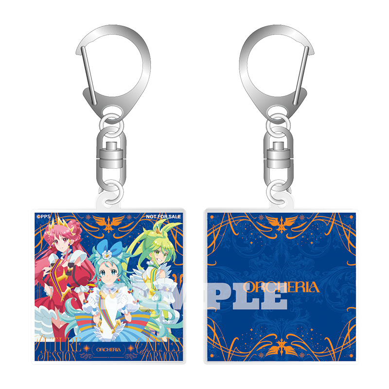 アクリルチャームミニキーホルダー